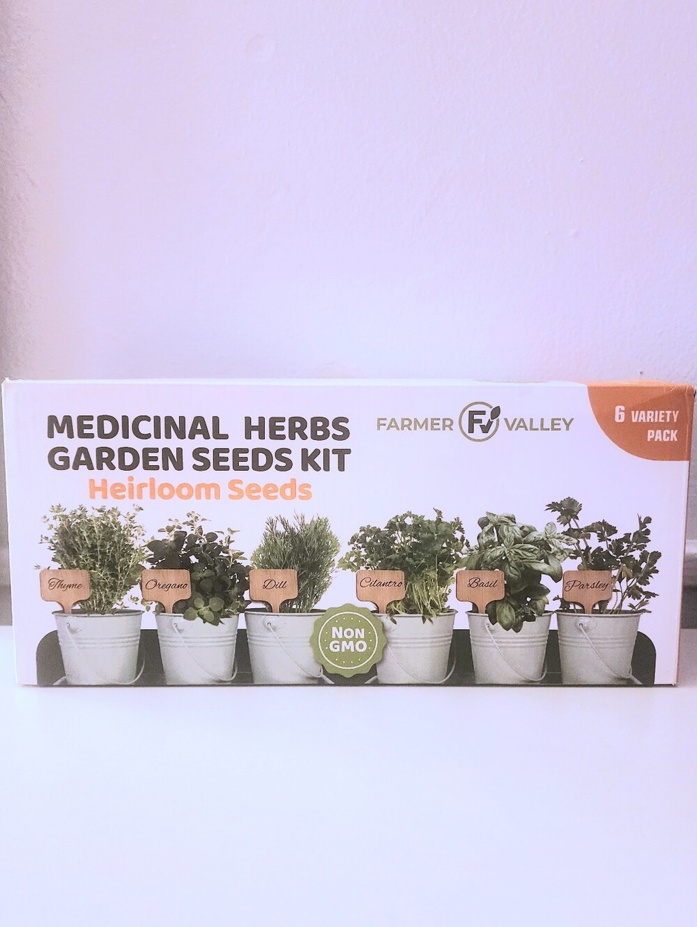Farmer Valley Medicinal Herbs Garden  Starter Kit With Seeds (6 Varieties)